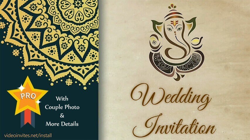 Jai Ganesha Pro Wedding Invitation Video