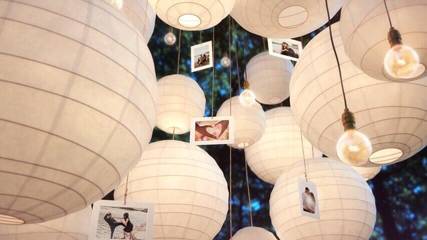 Lantern Nights Wedding Invitation Video