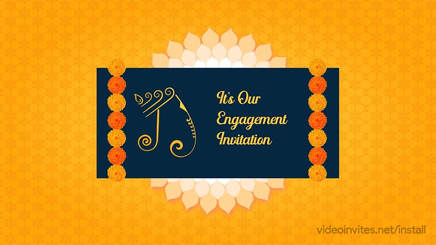 Marigold Video Invitation