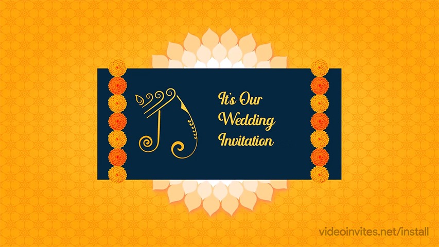 Marigold Video Invitation