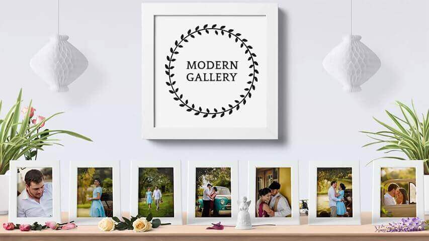 Modern Gallery Video Invitation