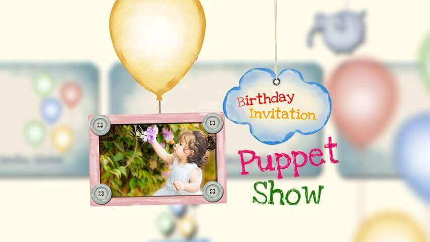 Puppet Show Video Invitation