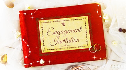 Shimmering Love Engagement Invitation Video