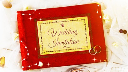 Shimmering Love Video Invitation