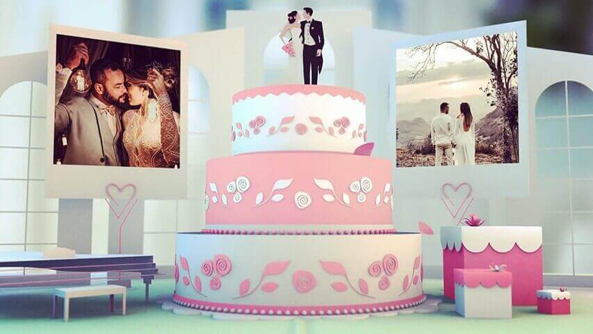 Wedding Popup Wedding Invitation Video