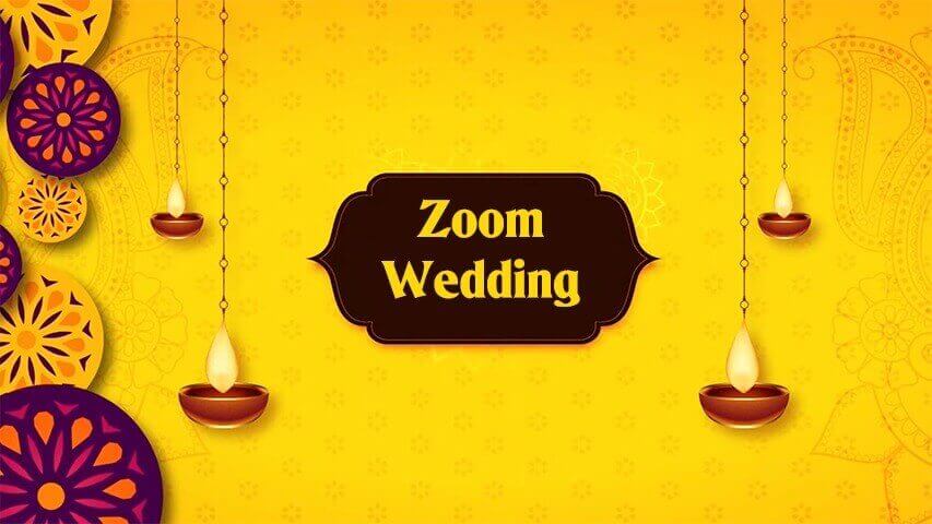 Zoom Wedding Video Invitation