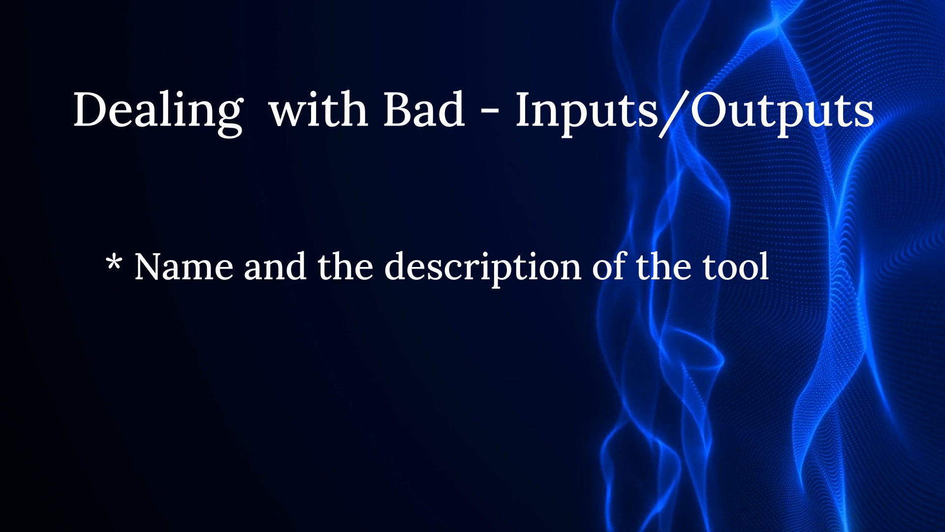 Best Practices for Naming and Describing Tools