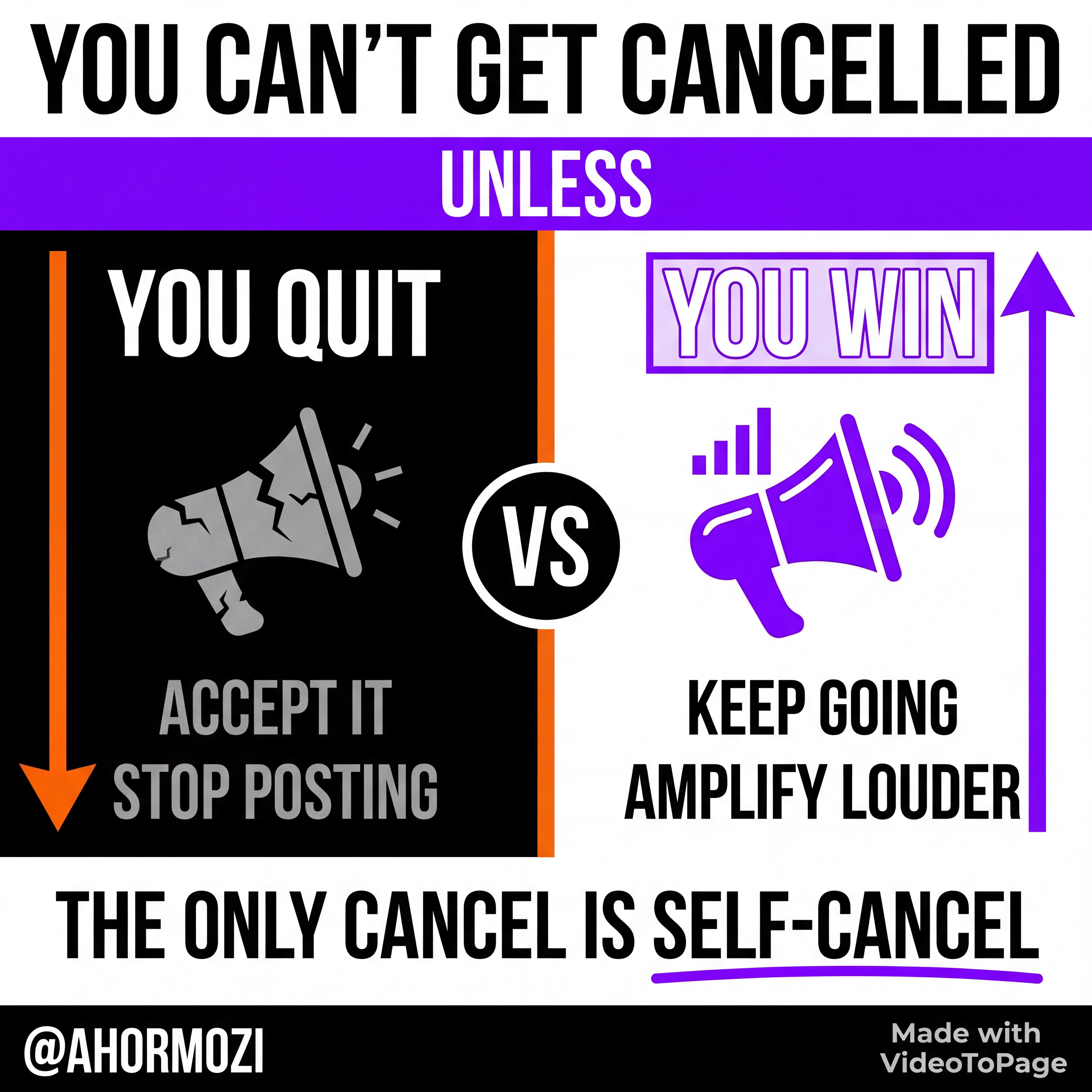 You Can't Get Cancelled