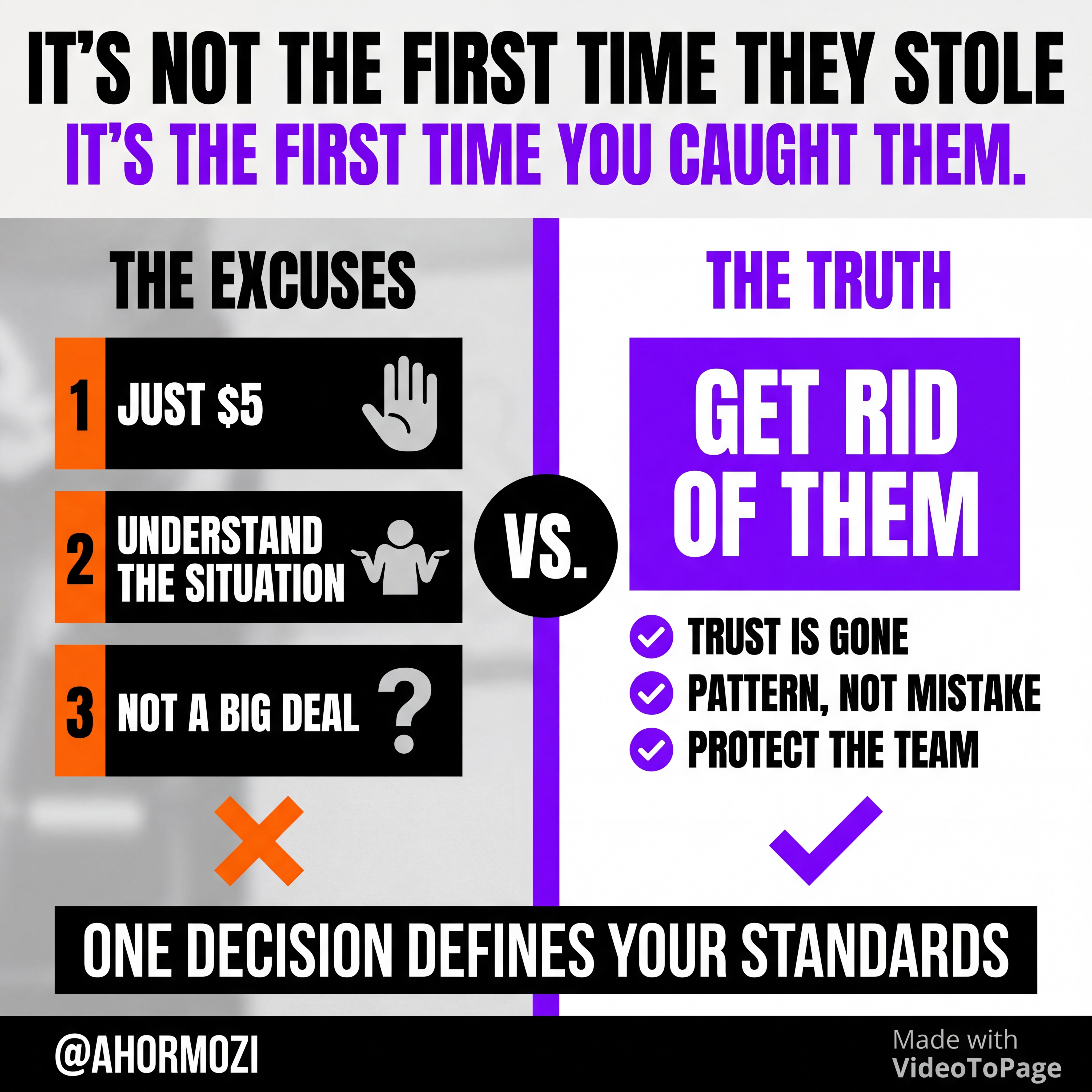 I Caught Them Stealing