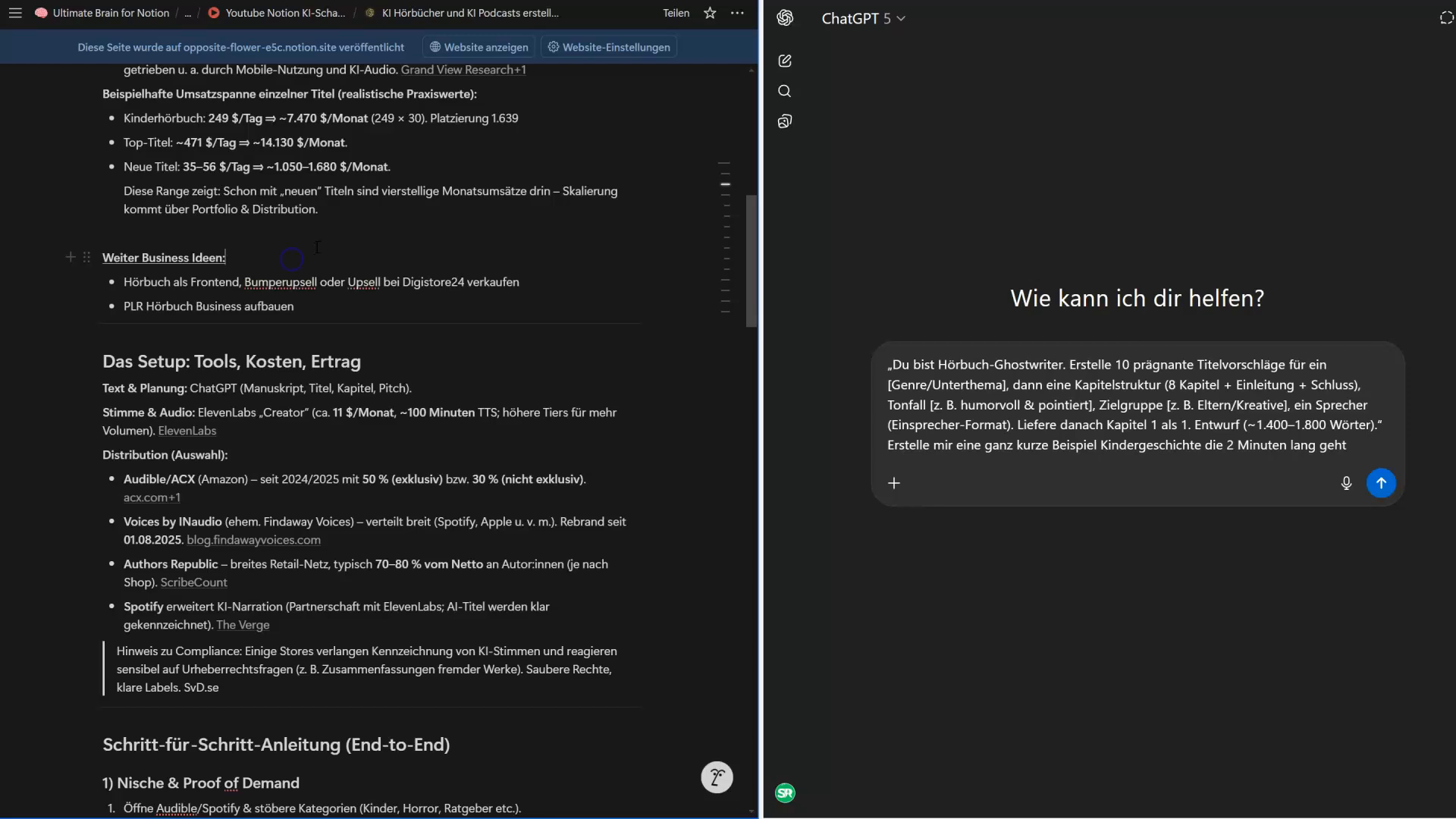 Monetarisierungskanäle & Webinar-Einladung