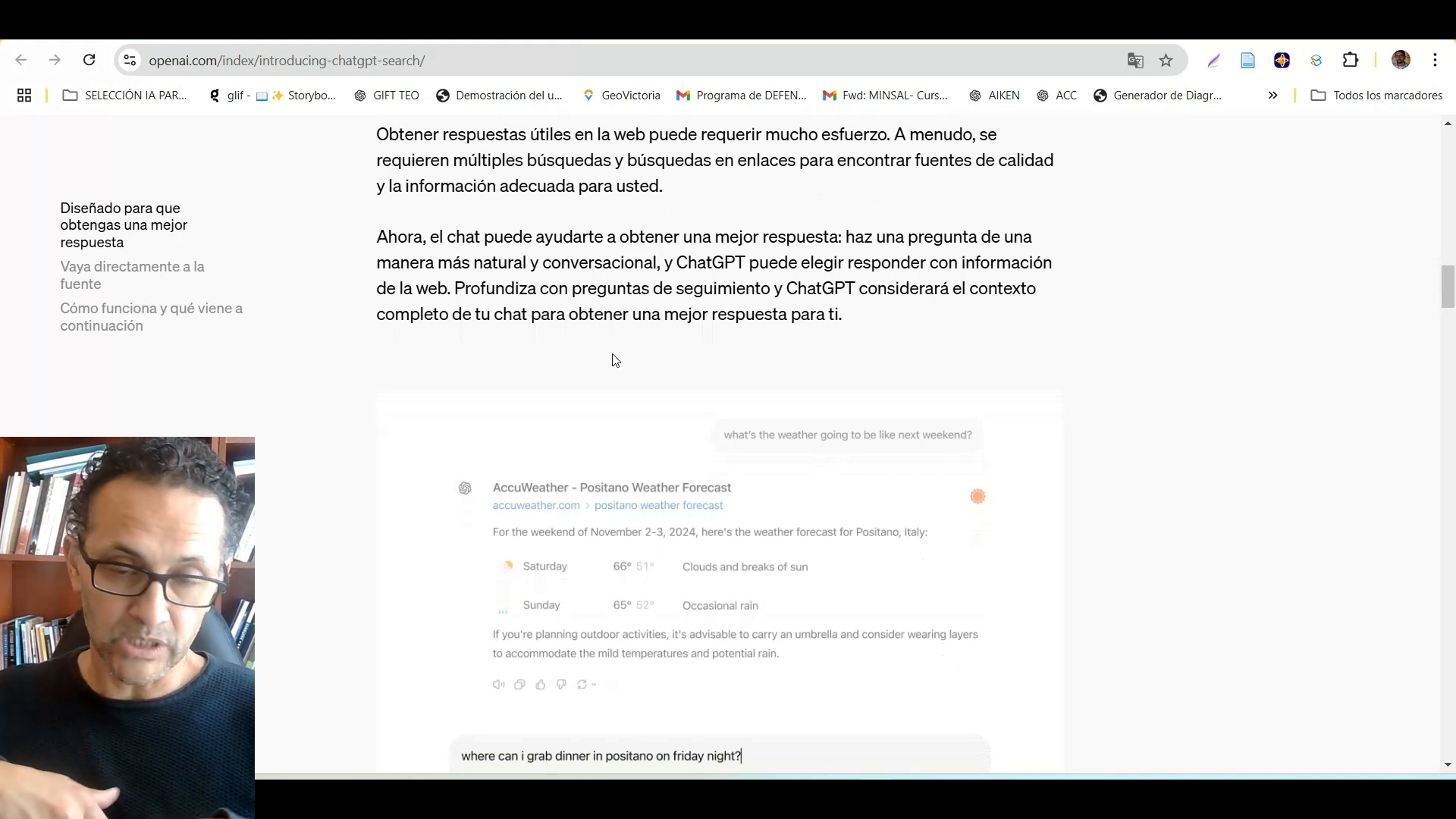 Pruebas y Experiencias con SearchGPT