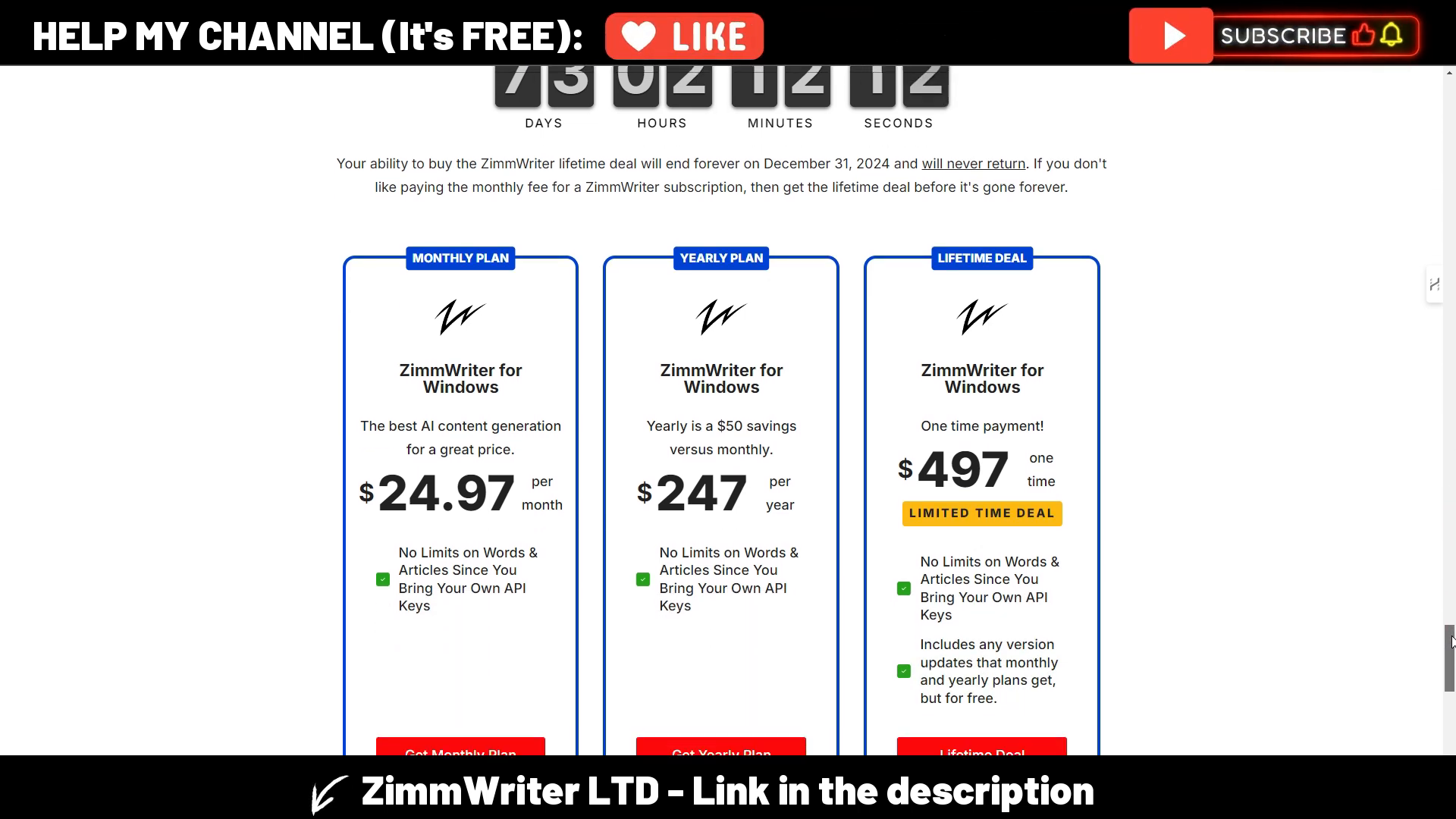 Pricing and Investment