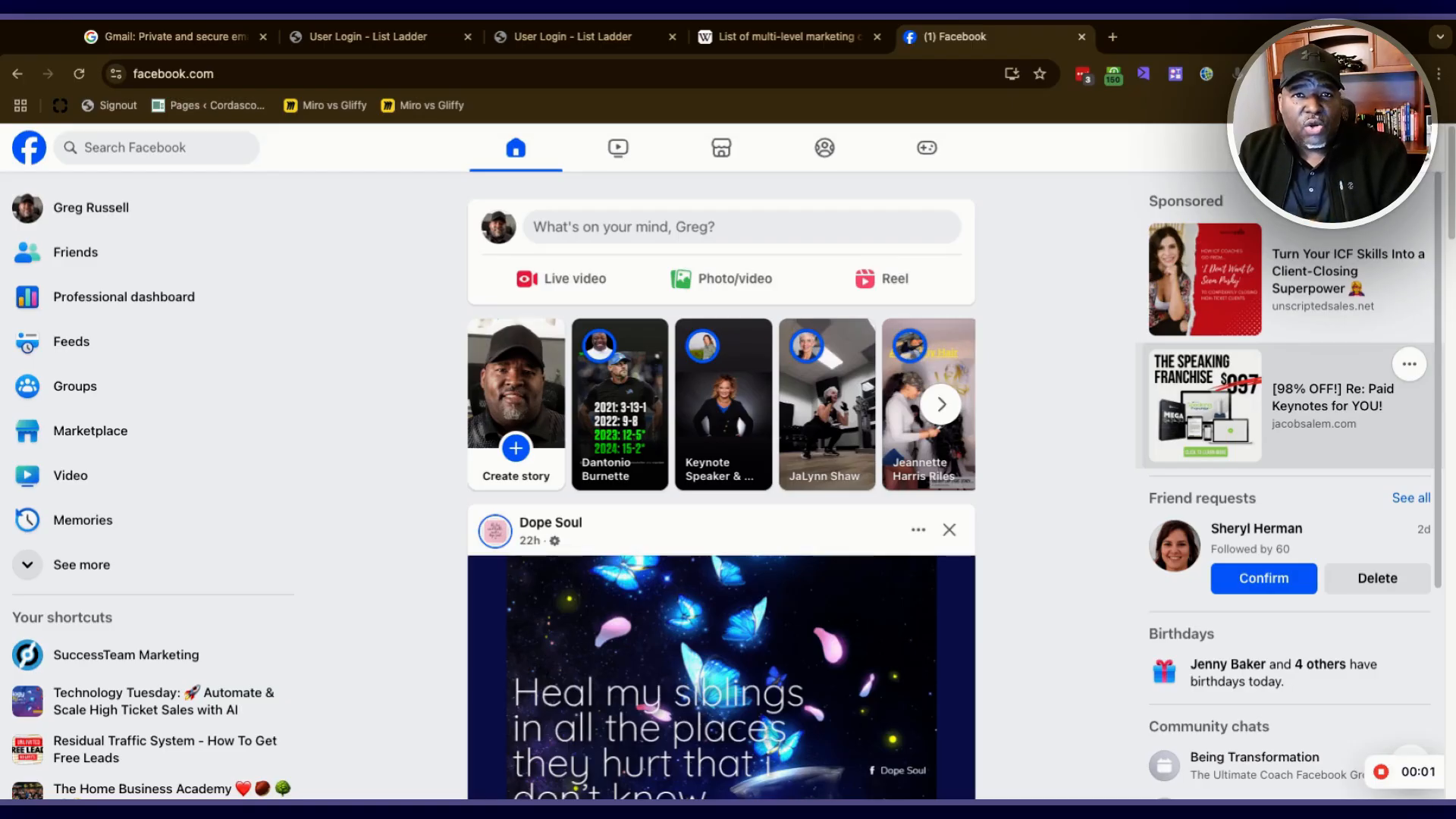 Searching Facebook for Leads