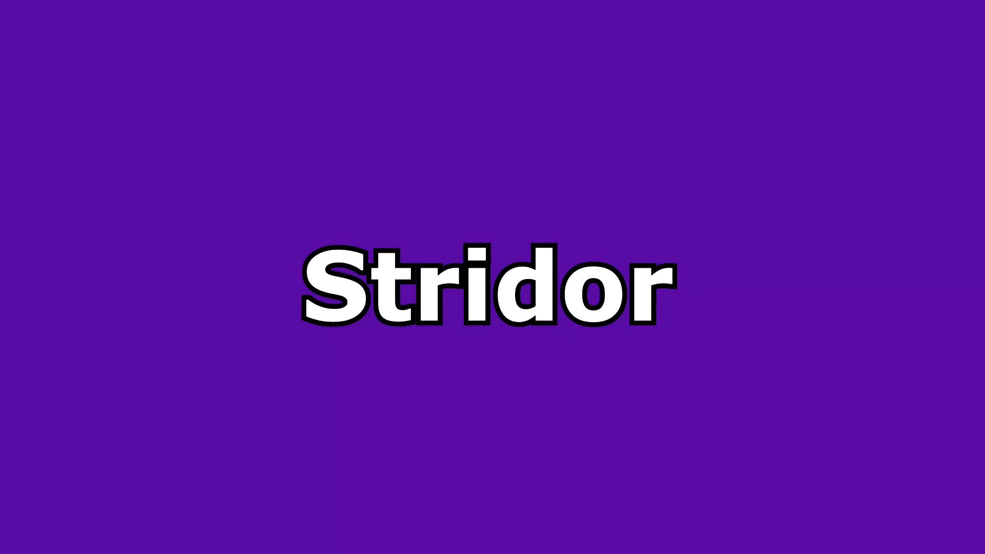 Understanding Stridor