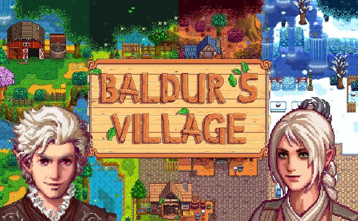 Baldur's Village Mod Adds BG3 Characters to Stardew Valley