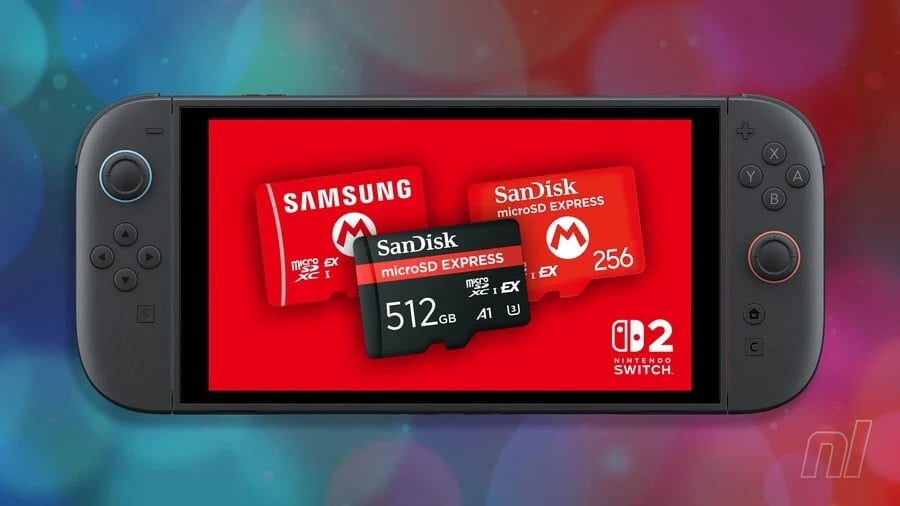 Switch 2 Sparks MicroSD Express Craze