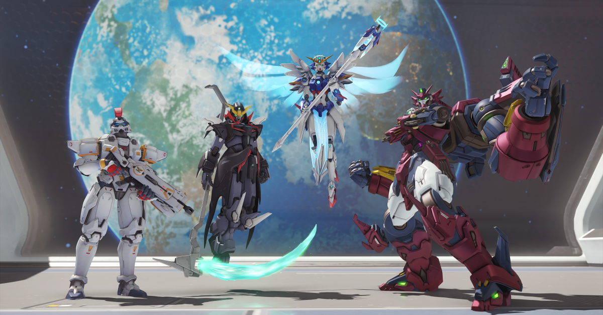 Overwatch Heroes Go Mech in Gundam Wing Crossover!