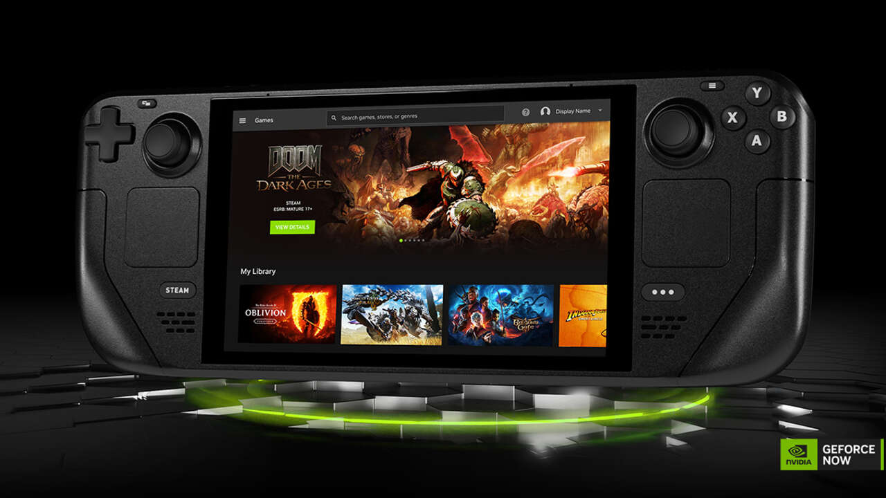 Nvidia's GeForce Now App Hits Steam Deck—Game On!
