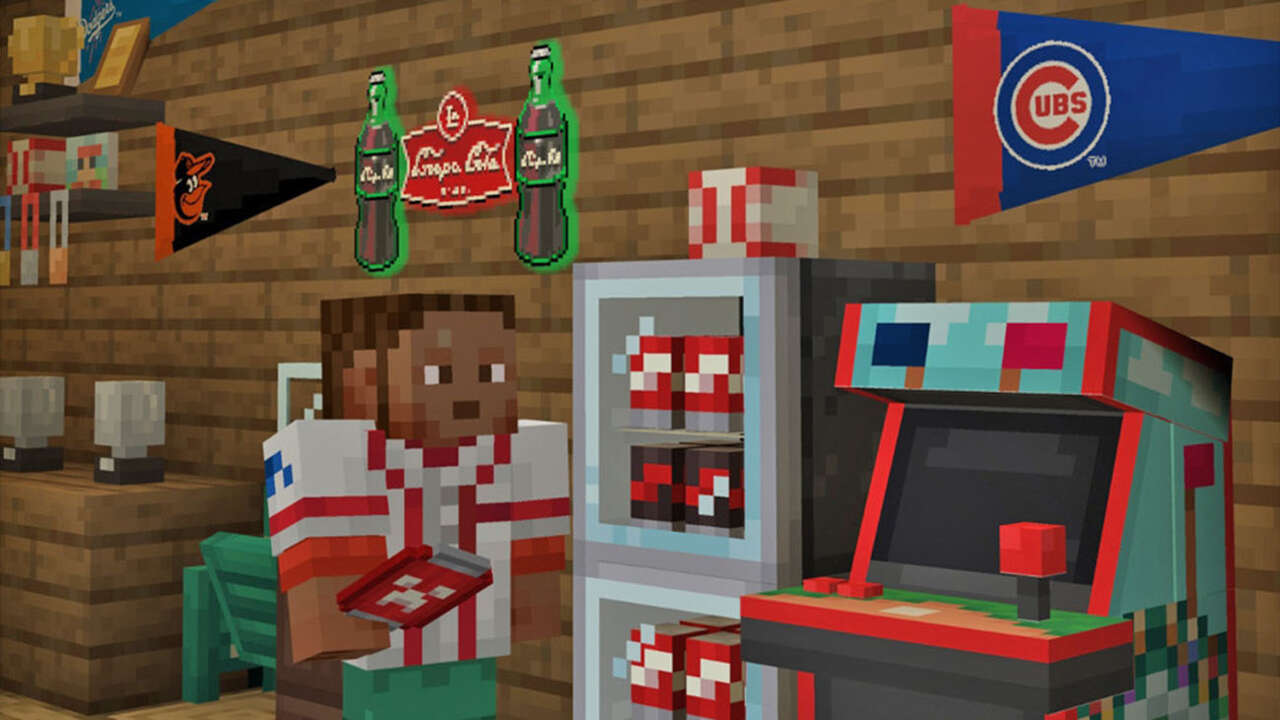 Minecraft Hits a Home Run with MLB Fan Cave Add-On!