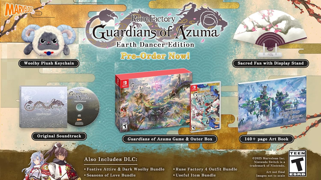 Rune Factory: Guardians of Azuma Launches Special Edition