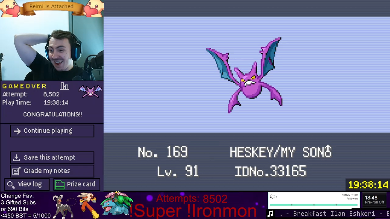 Super Kaizo IronMon Conquered After 8,502 Tries!