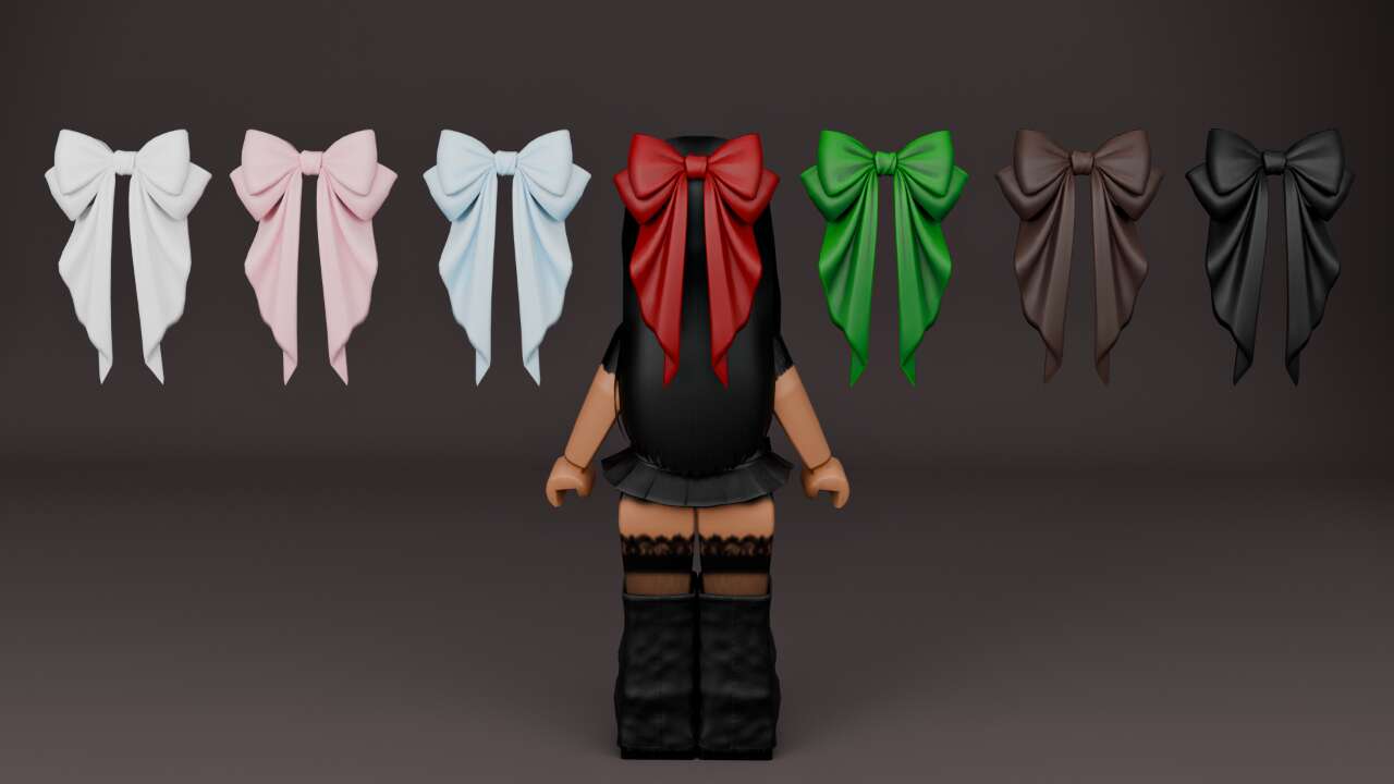 Roblox's Big Hair Bow: A Fashion Hit