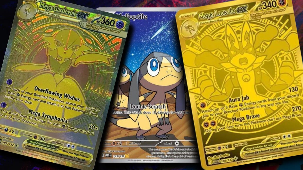 Mega Evolution Cards: Golds Skyrocket, Others Dip