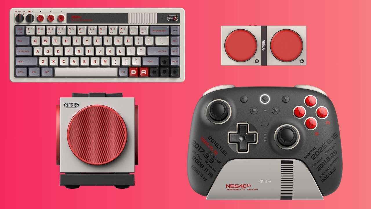 8BitDo Launches NES40 Collection for 40-Year Tribute