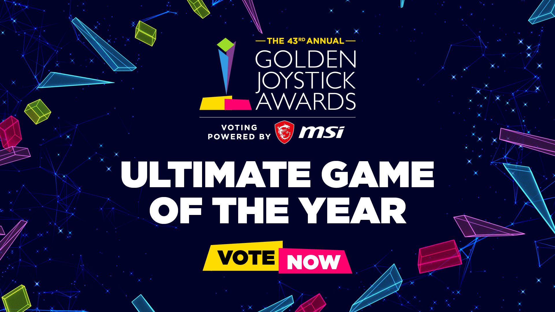 Vote Now for the Golden Joystick Awards!