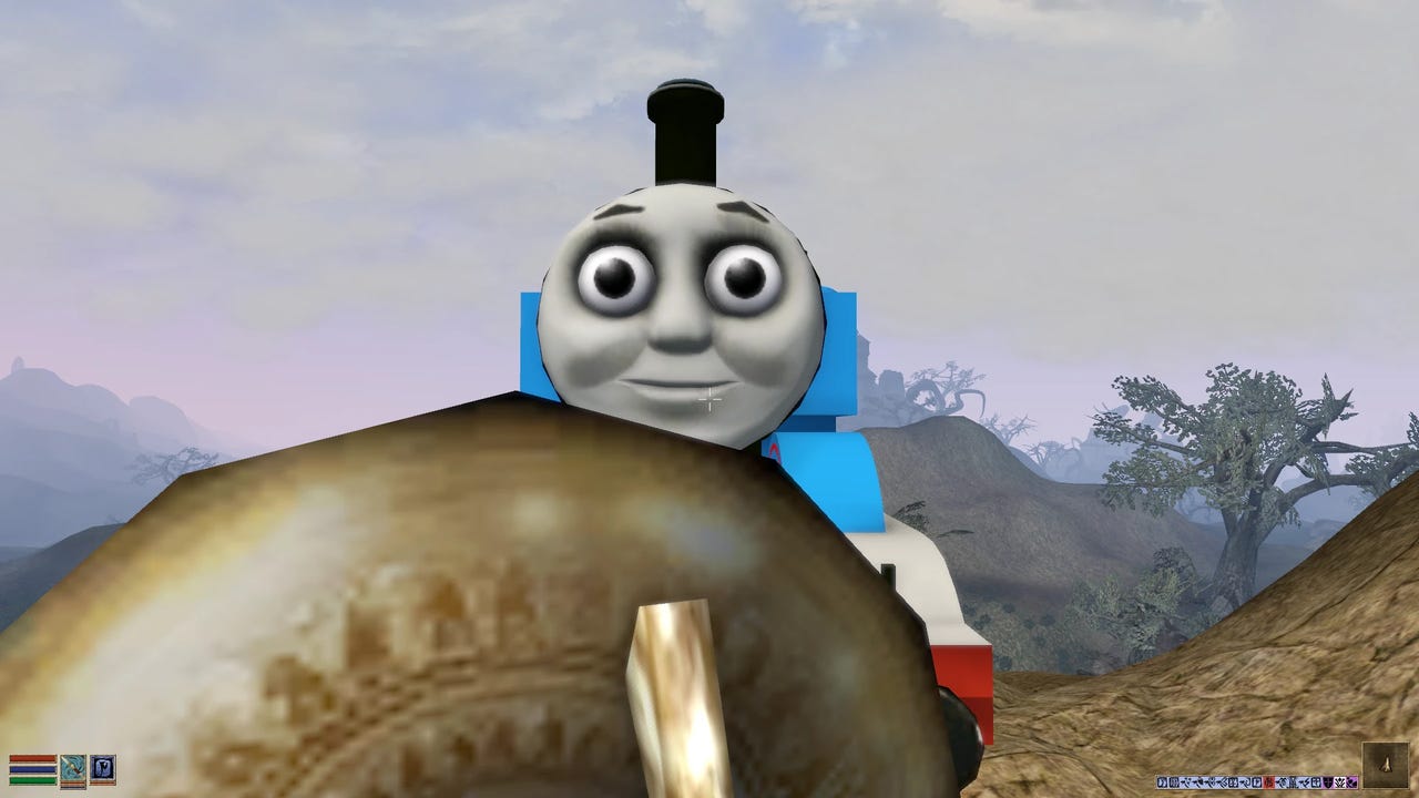 Thomas the Tank Engine Mod Hits Morrowind
