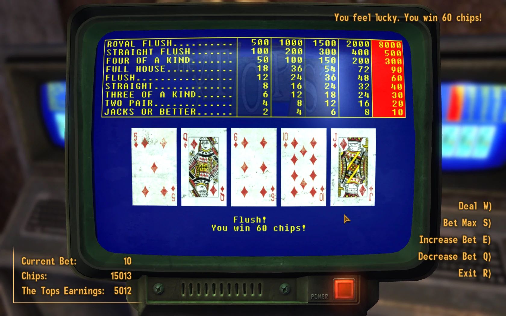 New Video Poker Mod Revamps Fallout: New Vegas