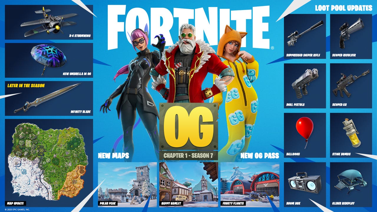 Infinity Blade Returns in Fortnite OG Season 7