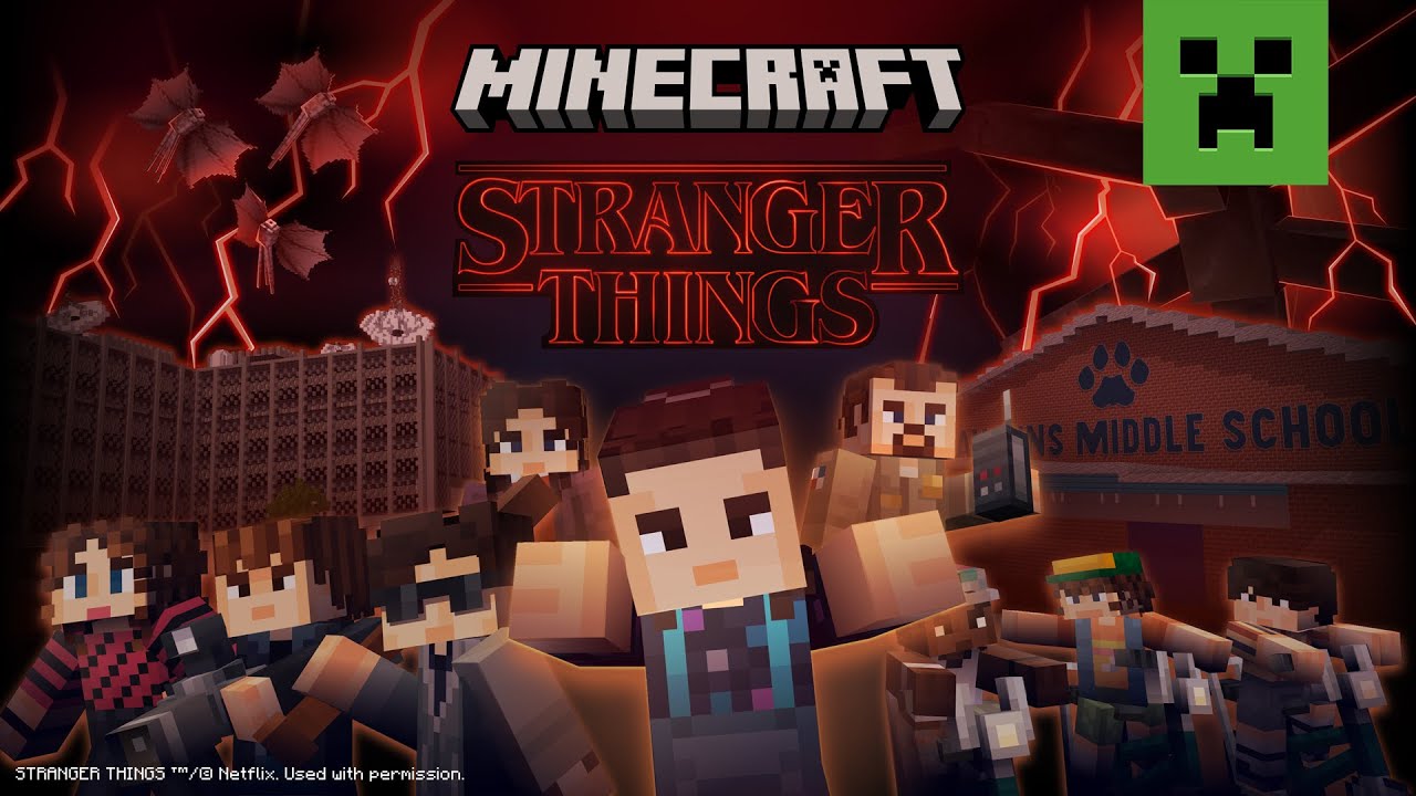 Minecraft Adds Stranger Things DLC Adventure!