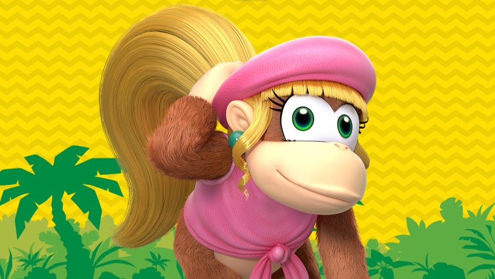 Dixie Kong Joins Donkey Kong Returns HD!