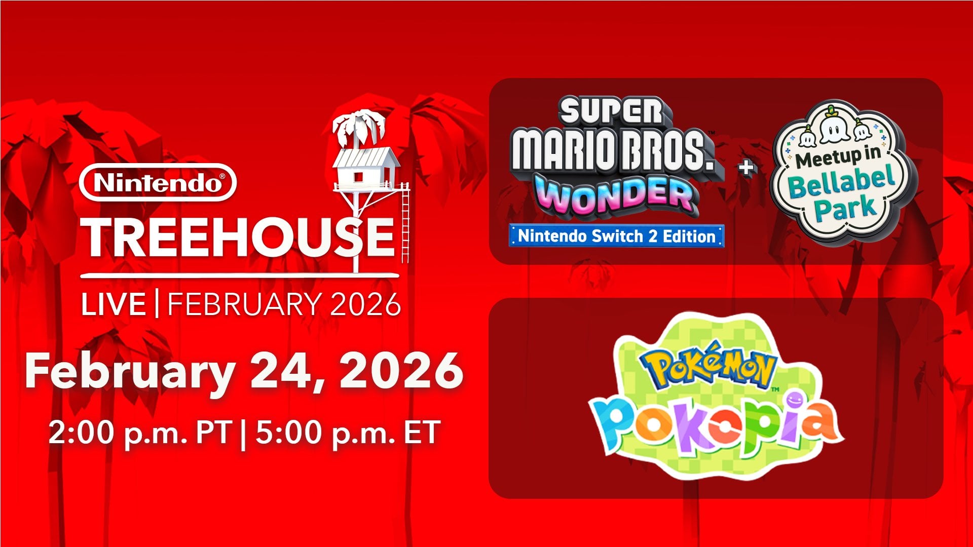 Nintendo's Treehouse Live Stream Set for February