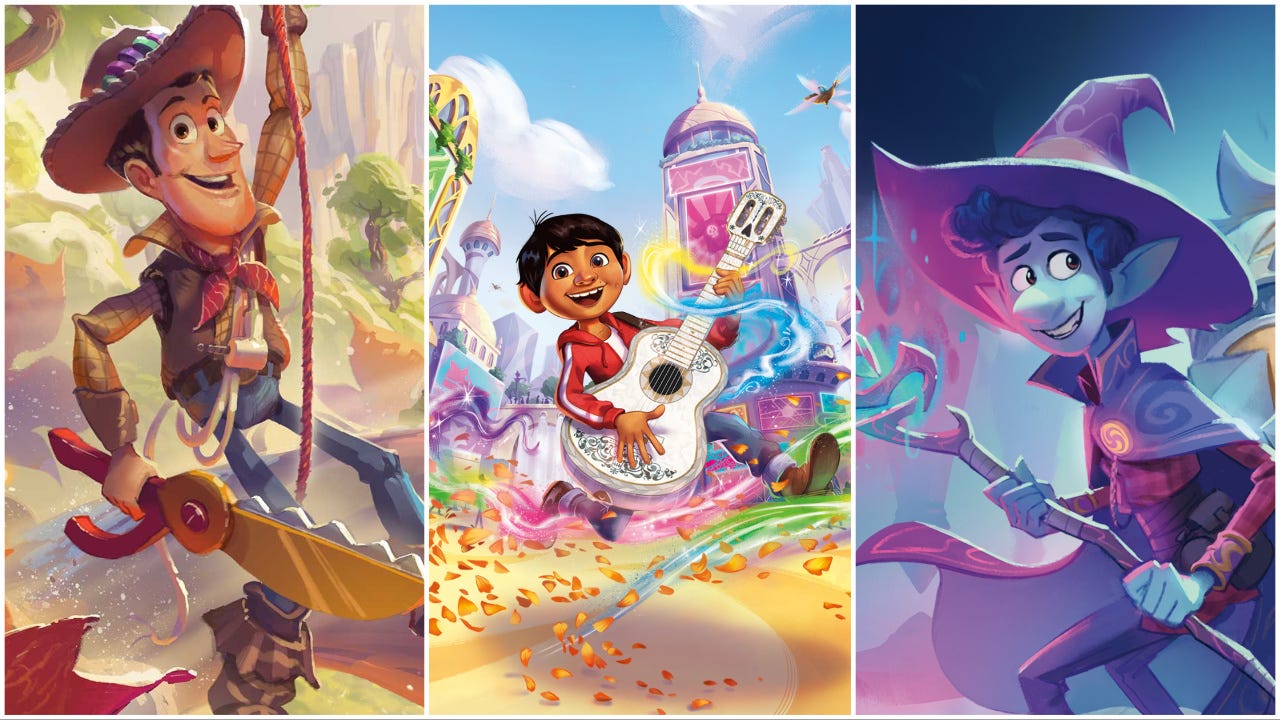 Disney Lorcana Introduces Pixar Characters