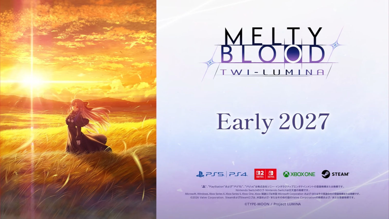 Melty Blood: Twi-Lumina Returns in 2027!