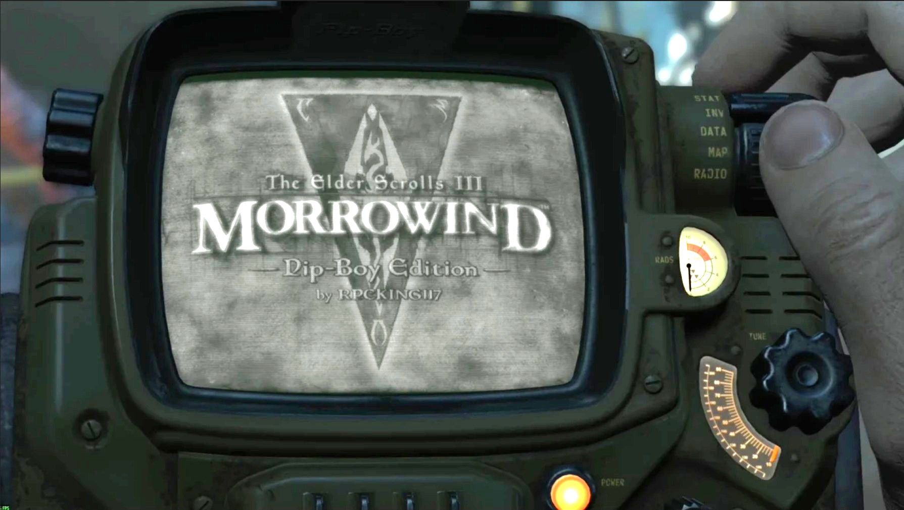 Play Morrowind on Fallout 4's Pip-Boy!
