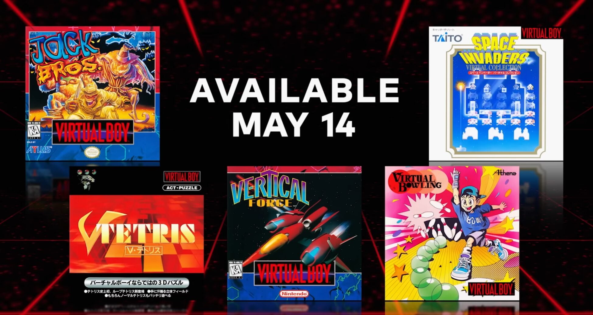 Nintendo Adds Classic Virtual Boy Games to Switch