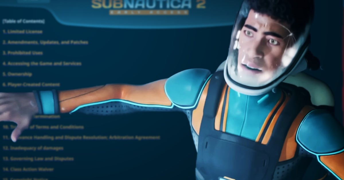 Subnautica 2's EULA Stirs Fan Concerns