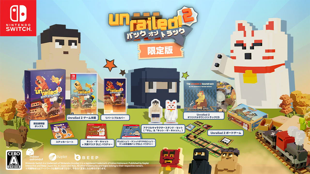 Unrailed 2 Launches Physically on Switch
