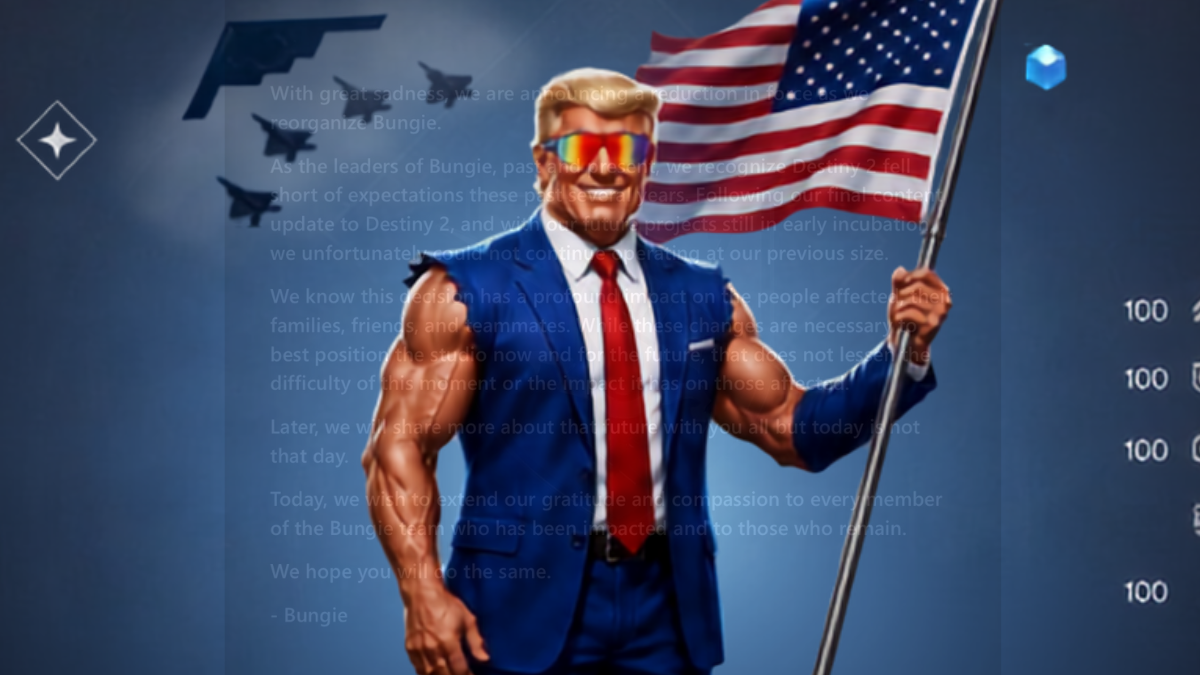 White House Posts Trump Meme Amid Bungie Layoffs