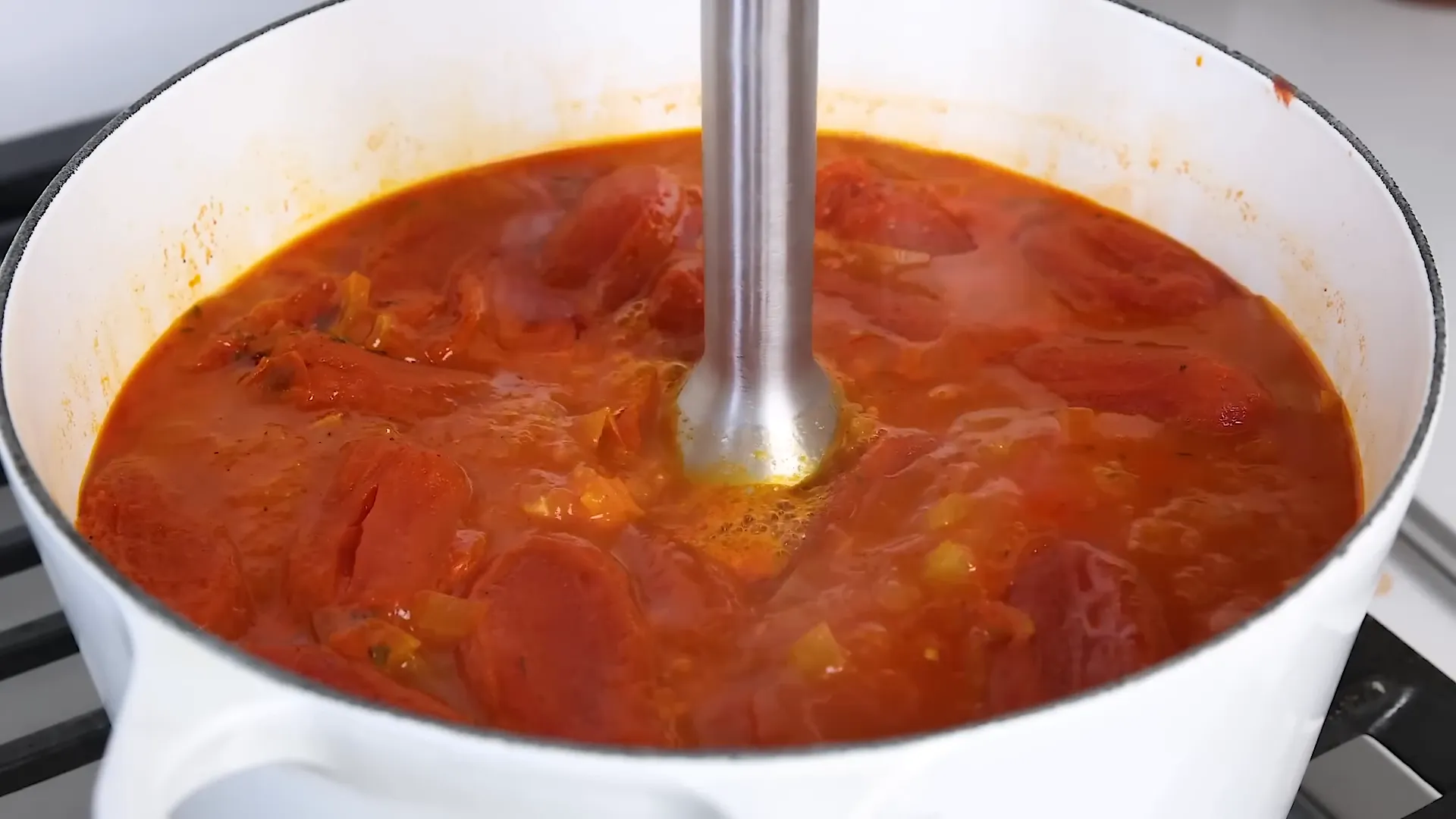 Using immersion blender