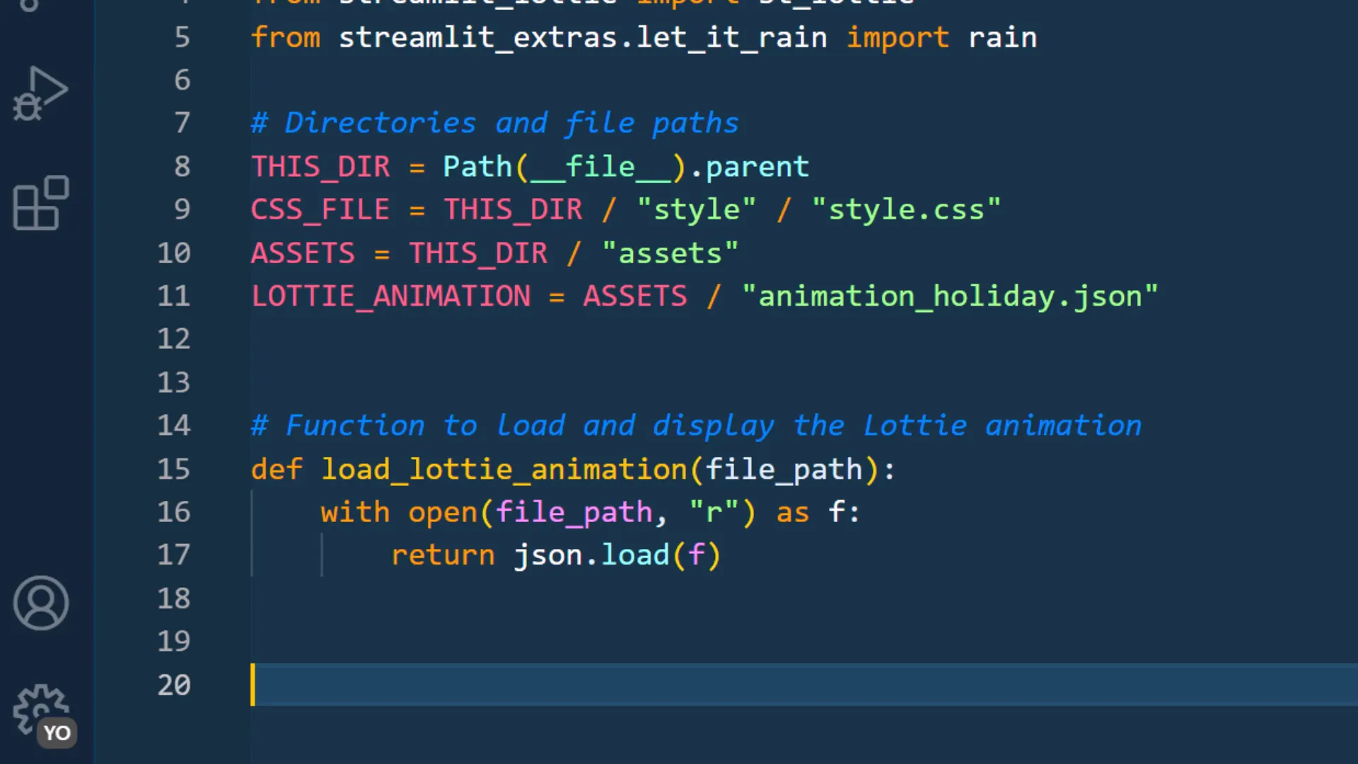 Writing Python code