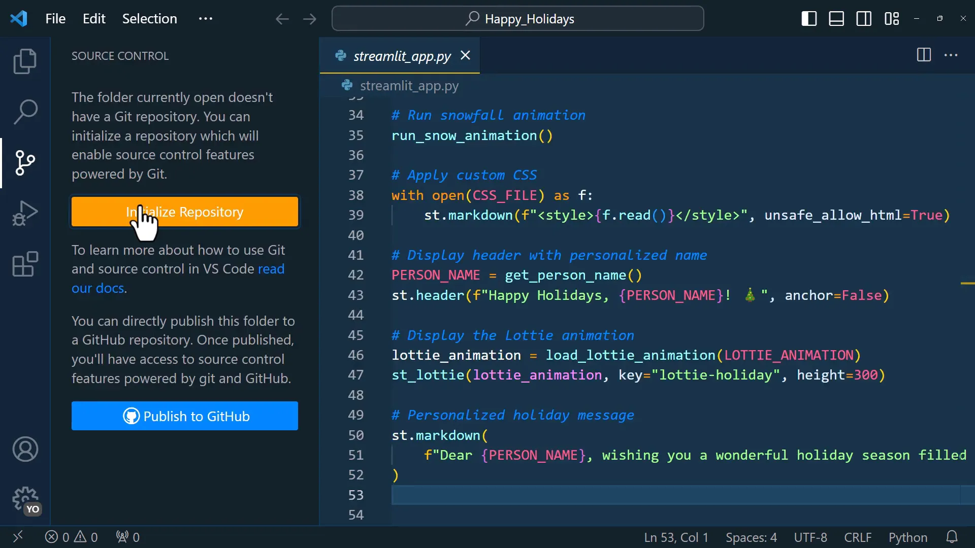 Deploying to GitHub