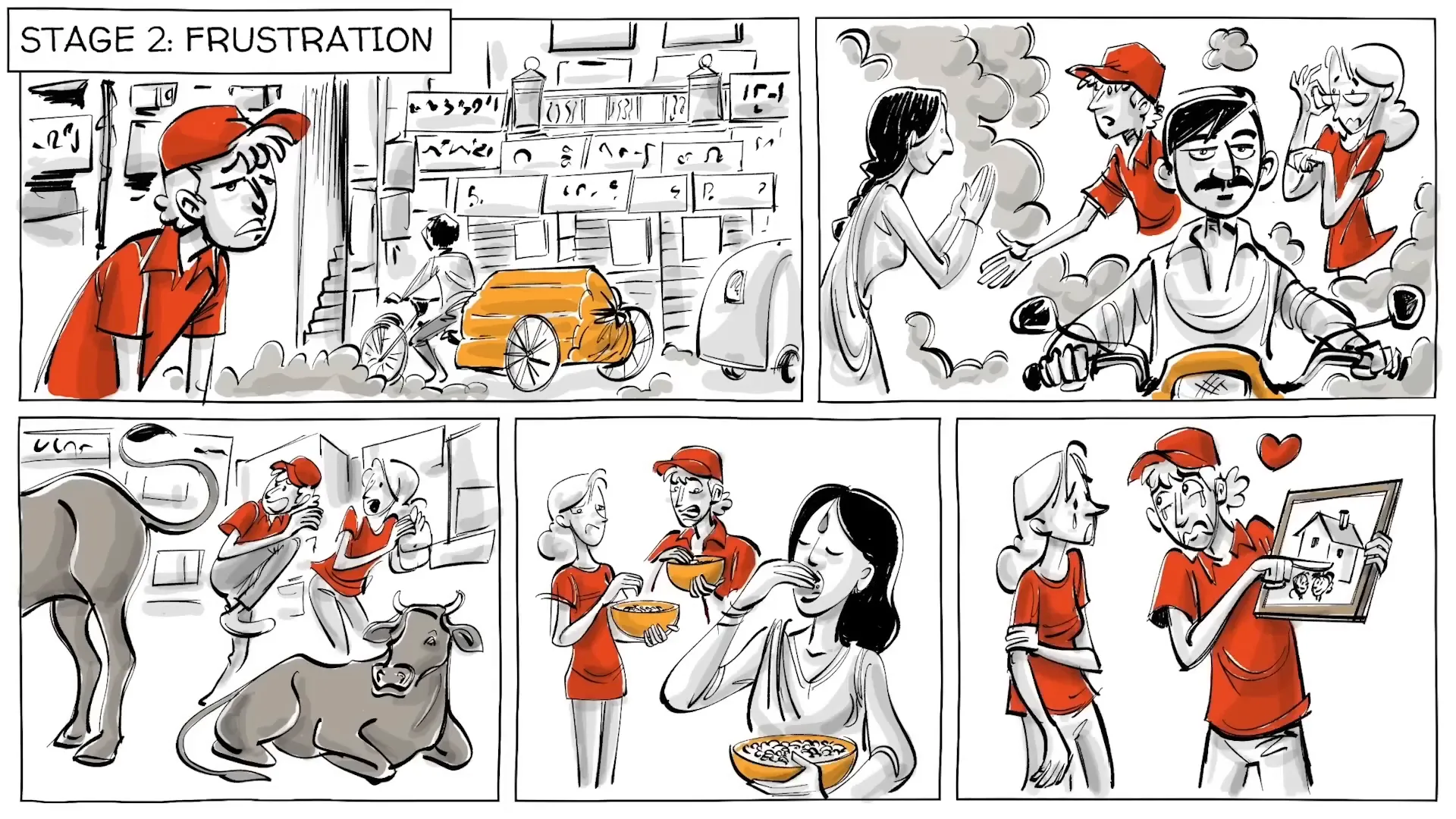 Experiencing frustration with cultural differences