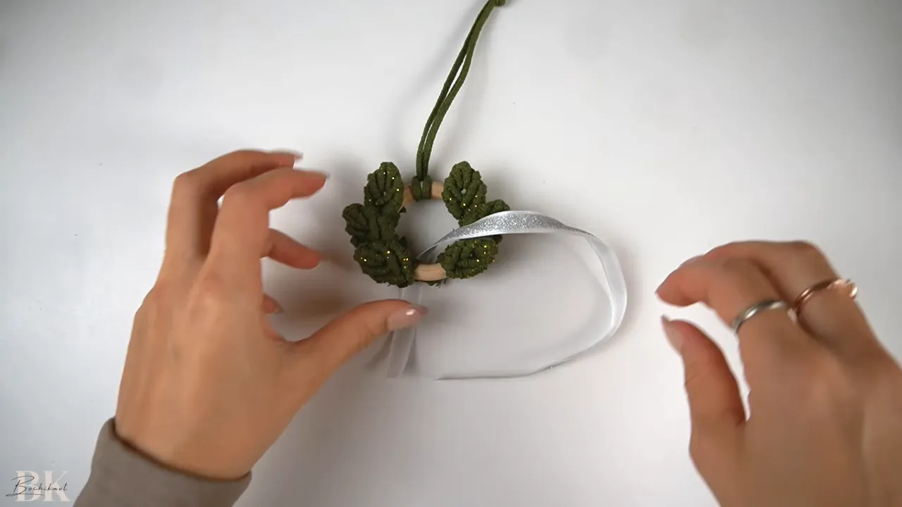 Macramé Wreath Ornament