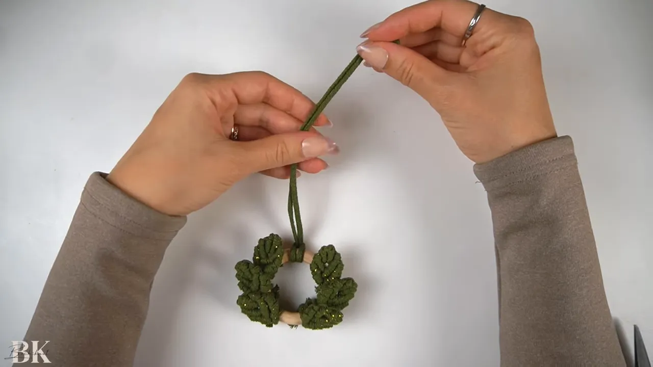 Macramé Wreath Ornament
