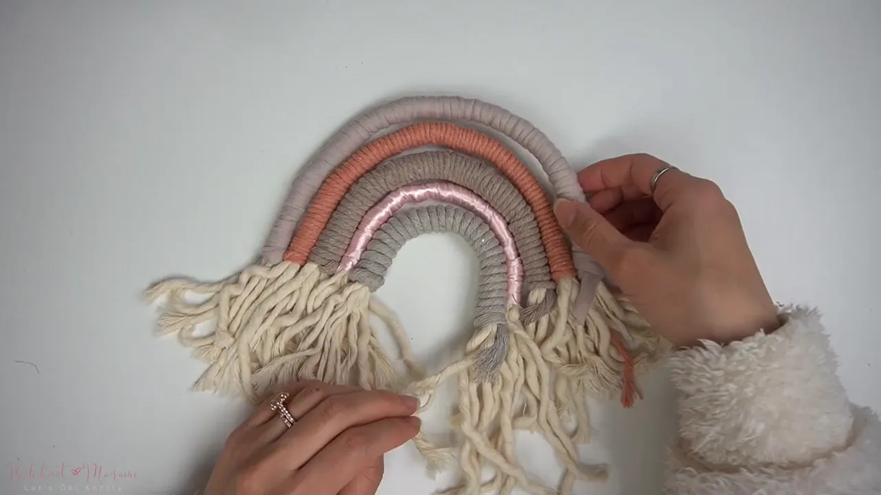 Macrame Rainbow for Nursery