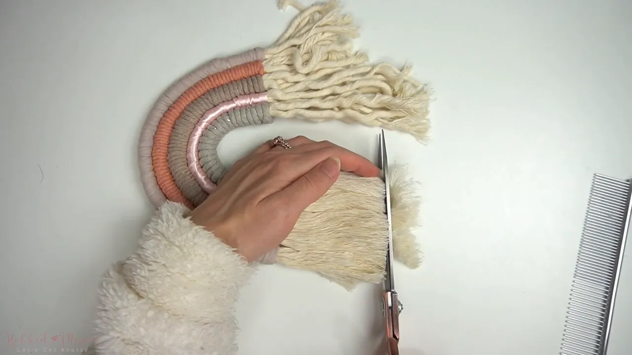 Macrame Rainbow for Nursery